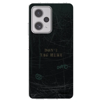 Picasee Xiaomi Redmi Note 12 Pro+ 5G Hülle - Transparentes Silikon - DON´T TAG