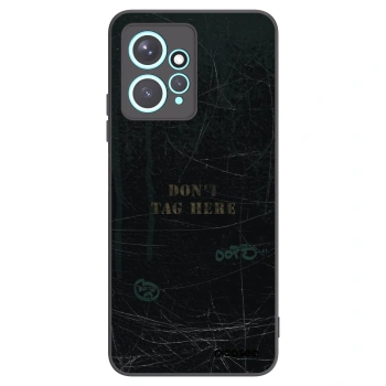 Picasee Xiaomi Redmi Note 12 4G Hülle - Schwarzes Silikon - DON´T TAG