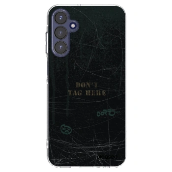 Picasee Samsung Galaxy A15 A155F 4G Hülle - Transparentes Silikon - DON´T TAG