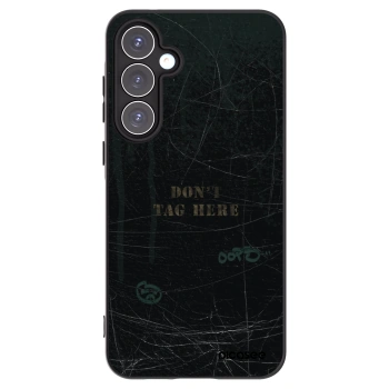 Picasee Samsung Galaxy A55 5G A556B Hülle - Schwarzes Silikon - DON´T TAG