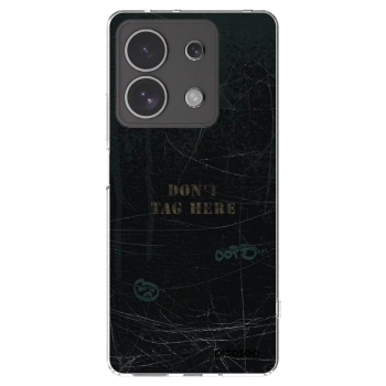 Picasee Xiaomi Redmi Note 13 4G Hülle - Transparentes Silikon - DON´T TAG