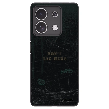 Picasee Xiaomi Redmi Note 13 4G Hülle - Schwarzes Silikon - DON´T TAG
