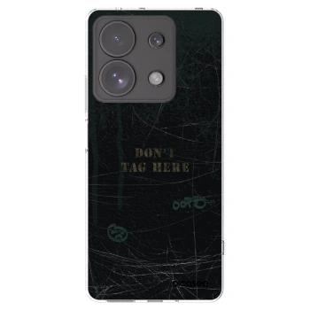 Picasee Xiaomi Redmi Note 13 Pro 4G Hülle - Transparentes Silikon - DON´T TAG