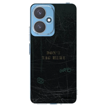 Picasee Xiaomi Redmi 13C 5G Hülle - Transparentes Silikon - DON´T TAG