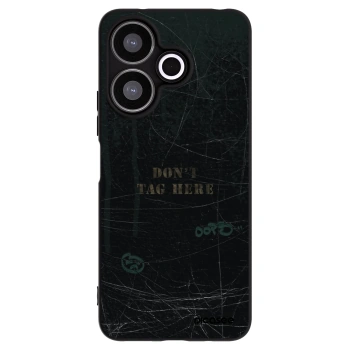 Picasee Xiaomi Redmi 13 4G Hülle - Schwarzes Silikon - DON´T TAG
