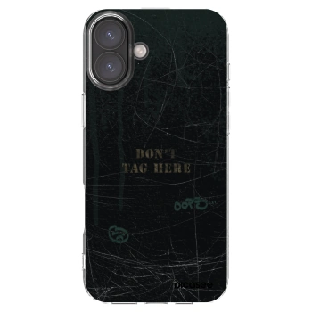 Picasee Apple iPhone 16 Plus Hülle - Transparentes Silikon - DON´T TAG