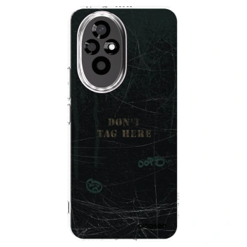 Picasee Honor 200 5G Hülle - Transparentes Silikon - DON´T TAG