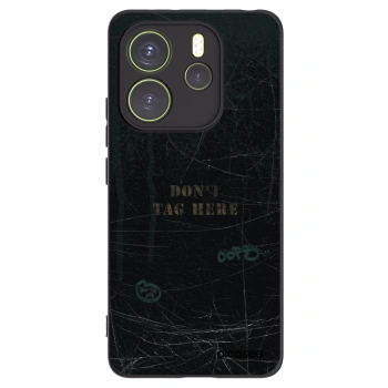 Picasee Xiaomi Redmi Note 14 4G Hülle - Schwarzes Silikon - DON´T TAG