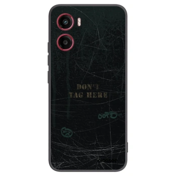 Picasee Motorola Moto G05 Hülle - Schwarzes Silikon - DON´T TAG