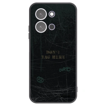 Picasee Xiaomi Redmi 15C 5G Hülle - Schwarzes Silikon - DON´T TAG