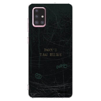 Picasee Samsung Galaxy A71 A715F Hülle - Transparentes Silikon - DON´T TAG