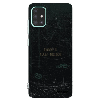 Picasee Samsung Galaxy A51 A515F Hülle - Transparentes Silikon - DON´T TAG