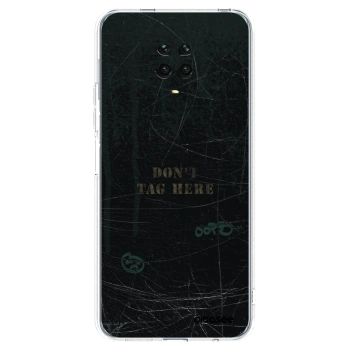 Picasee Xiaomi Redmi Note 9S Hülle - Transparentes Silikon - DON´T TAG