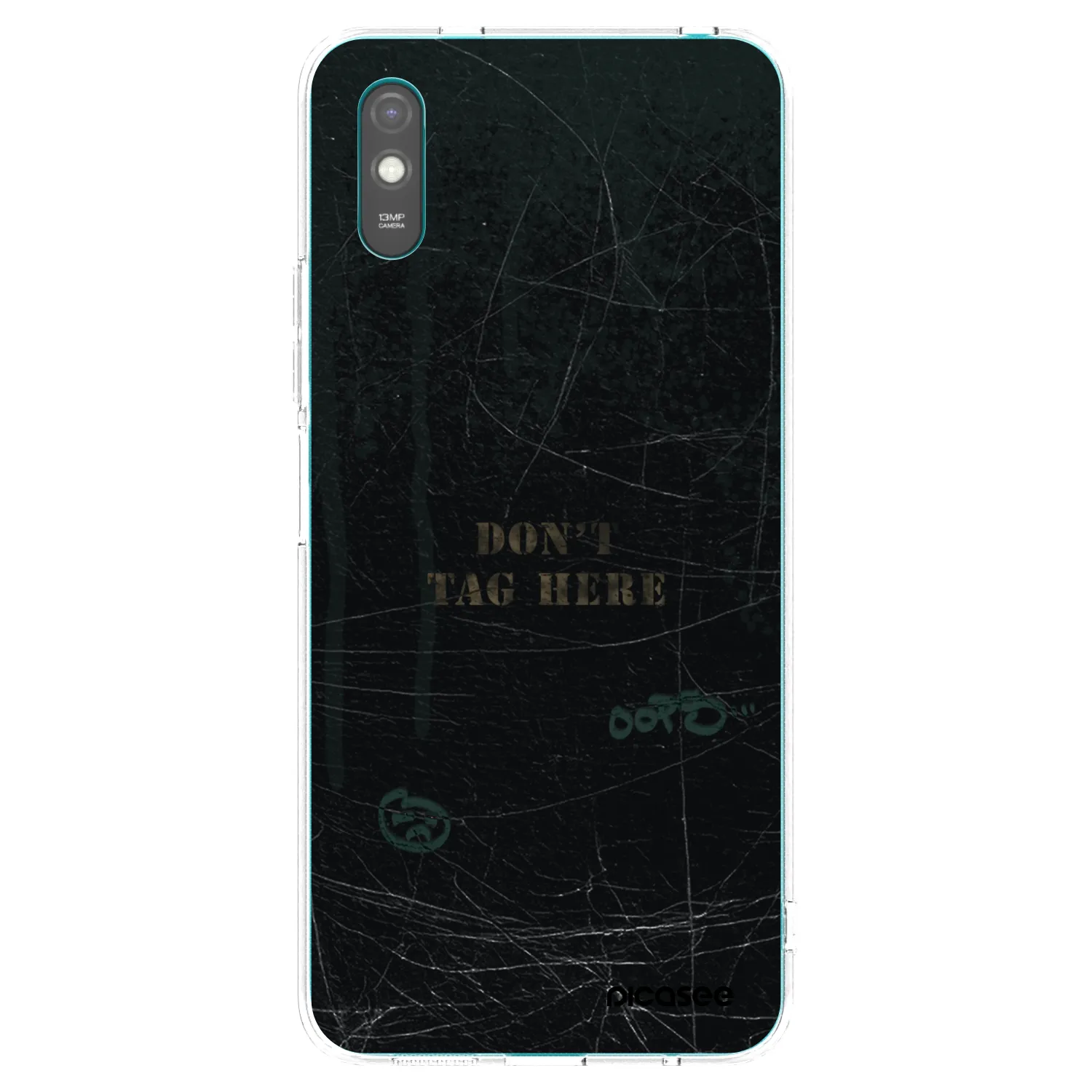 Picasee Xiaomi Redmi 9A Hülle - Transparentes Silikon - DON´T TAG
