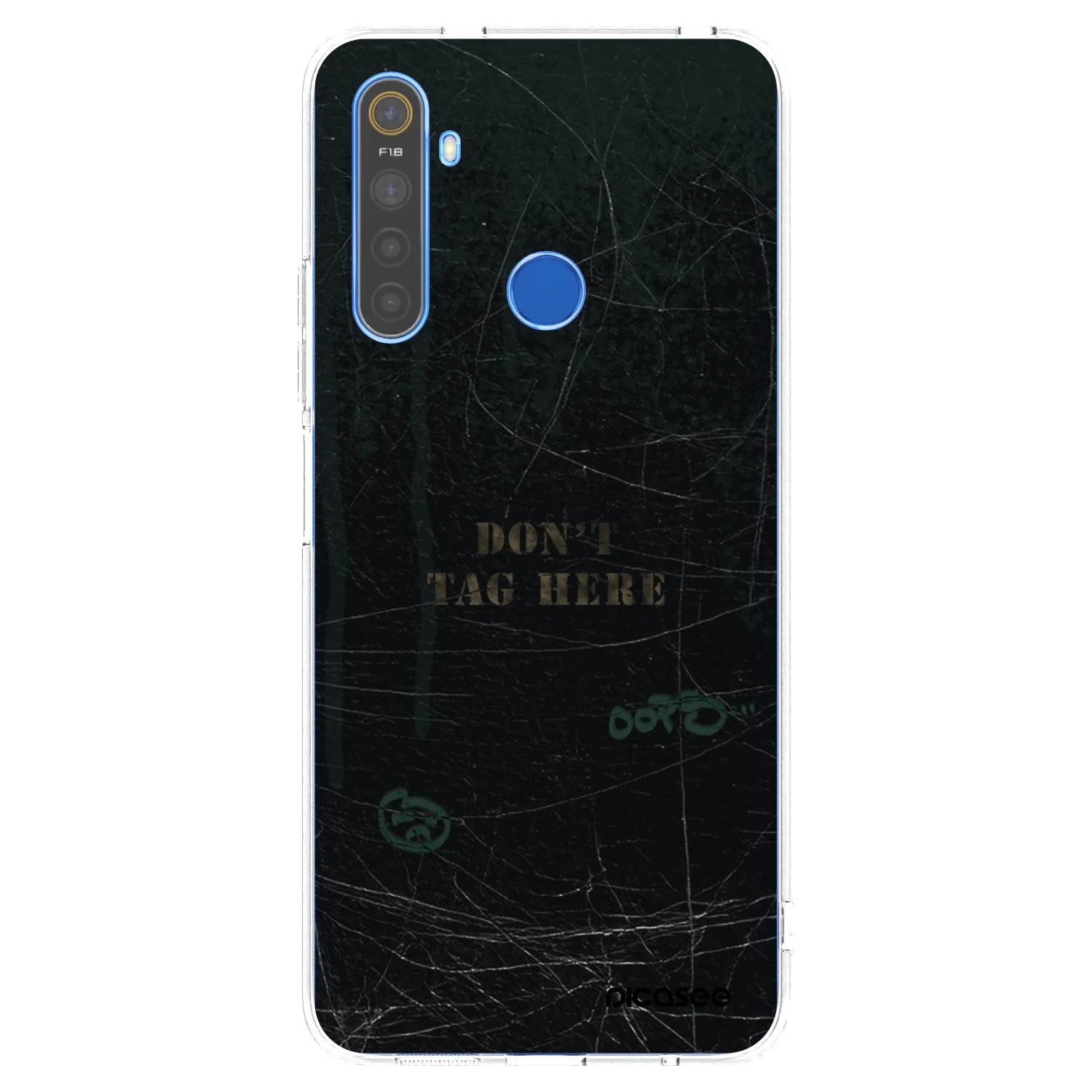 Picasee Realme 5 Hülle - Transparentes Silikon - DON´T TAG