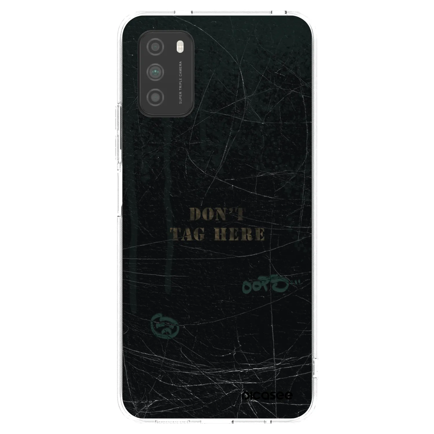 Picasee Xiaomi Poco M3 Hülle - Transparentes Silikon - DON´T TAG