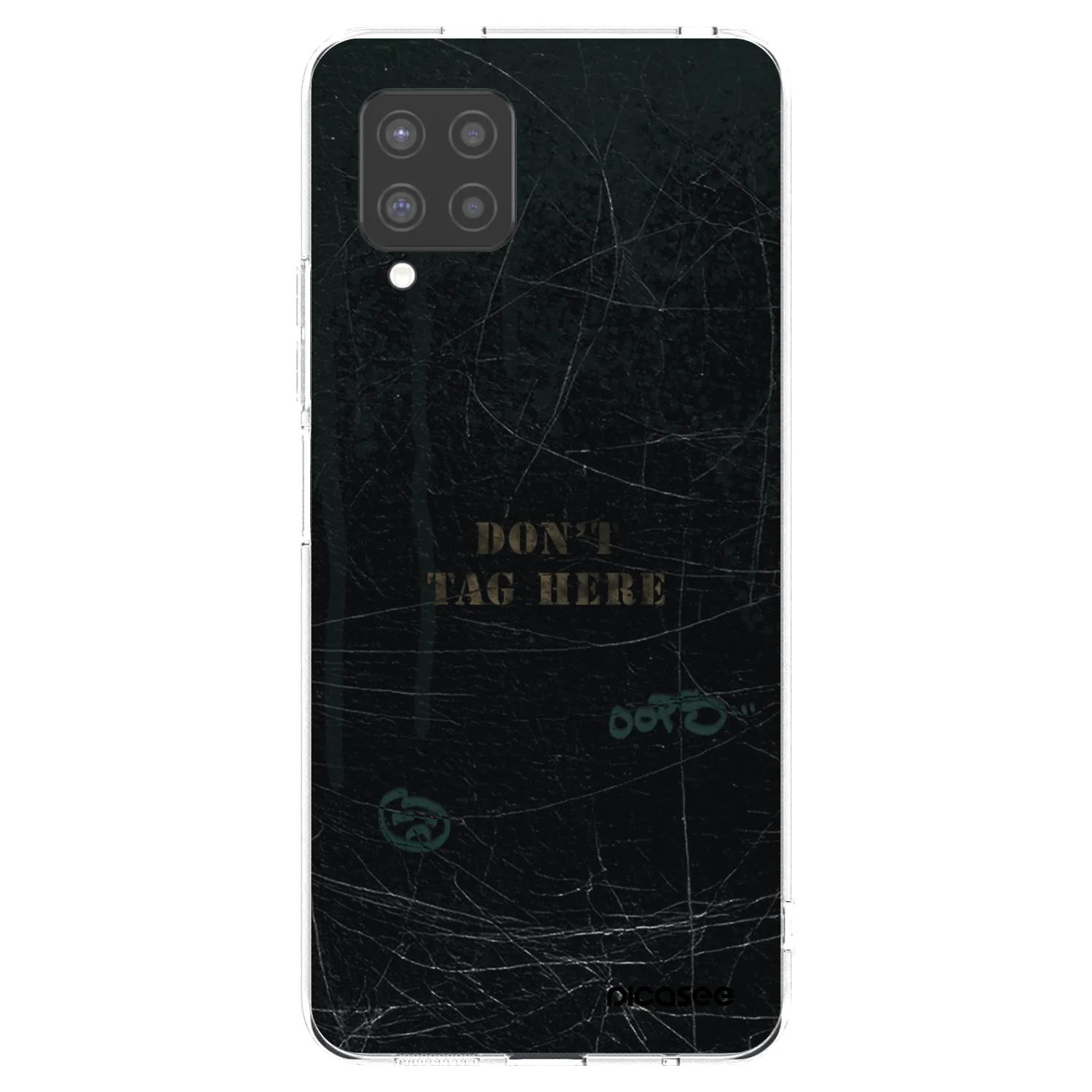 Picasee Samsung Galaxy A42 A426B Hülle - Transparentes Silikon - DON´T TAG