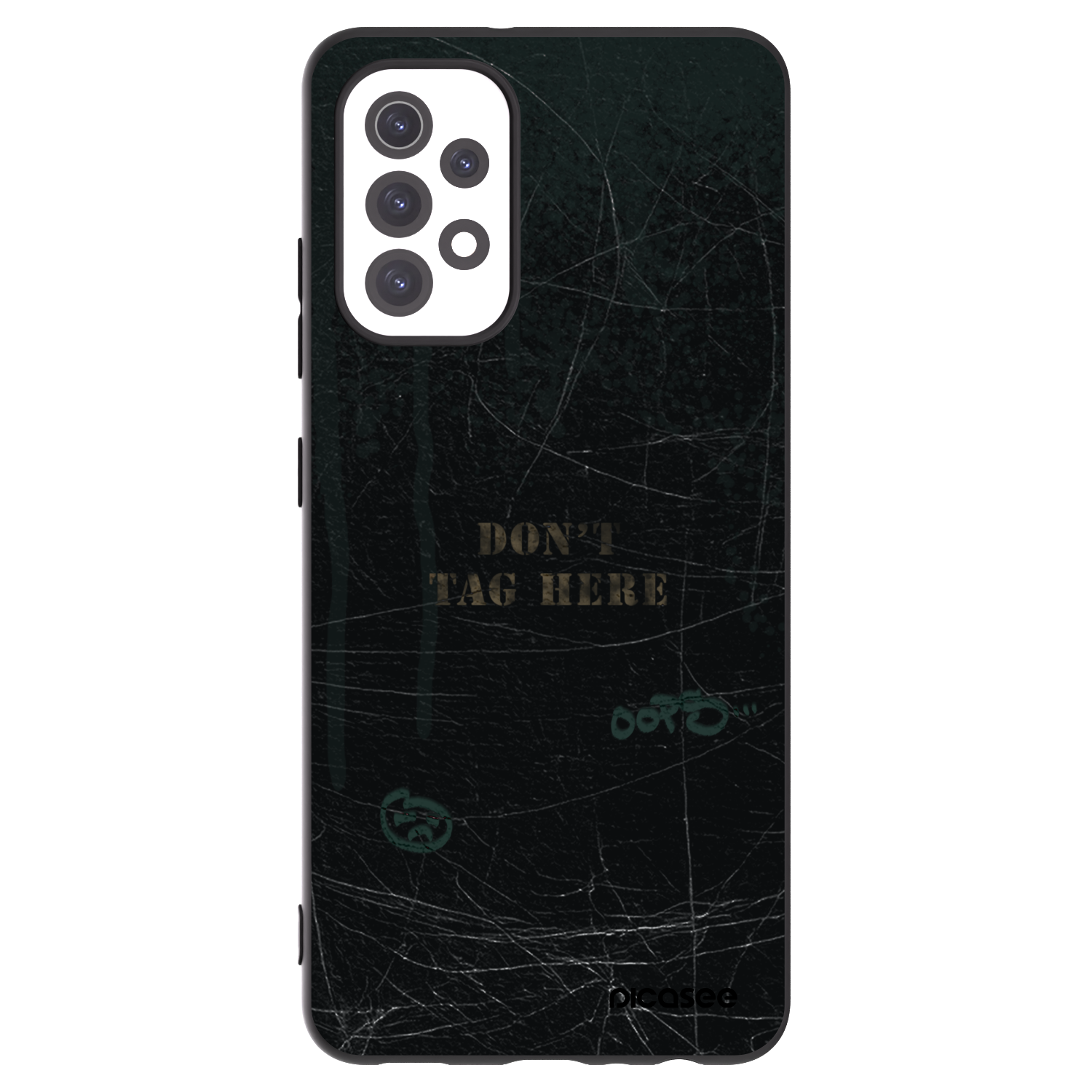 Picasee Samsung Galaxy A32 5G A326B Hülle - Schwarzes Silikon - DON´T TAG