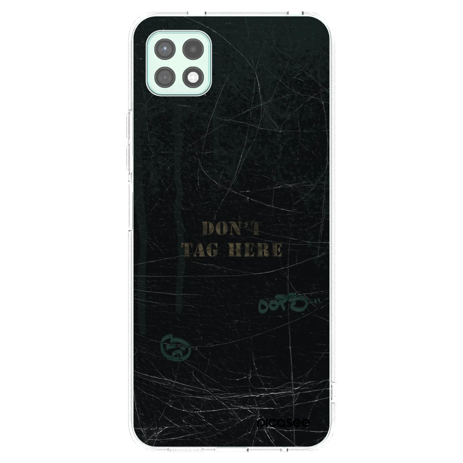 Picasee Samsung Galaxy A22 A226B 5G Hülle - Transparentes Silikon - DON´T TAG