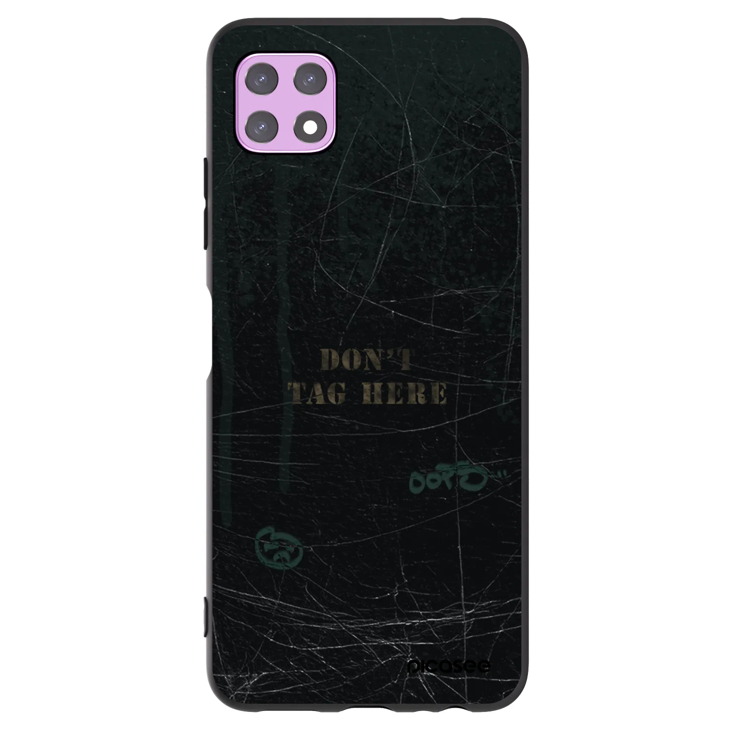 Picasee Samsung Galaxy A22 A226B 5G Hülle - Schwarzes Silikon - DON´T TAG