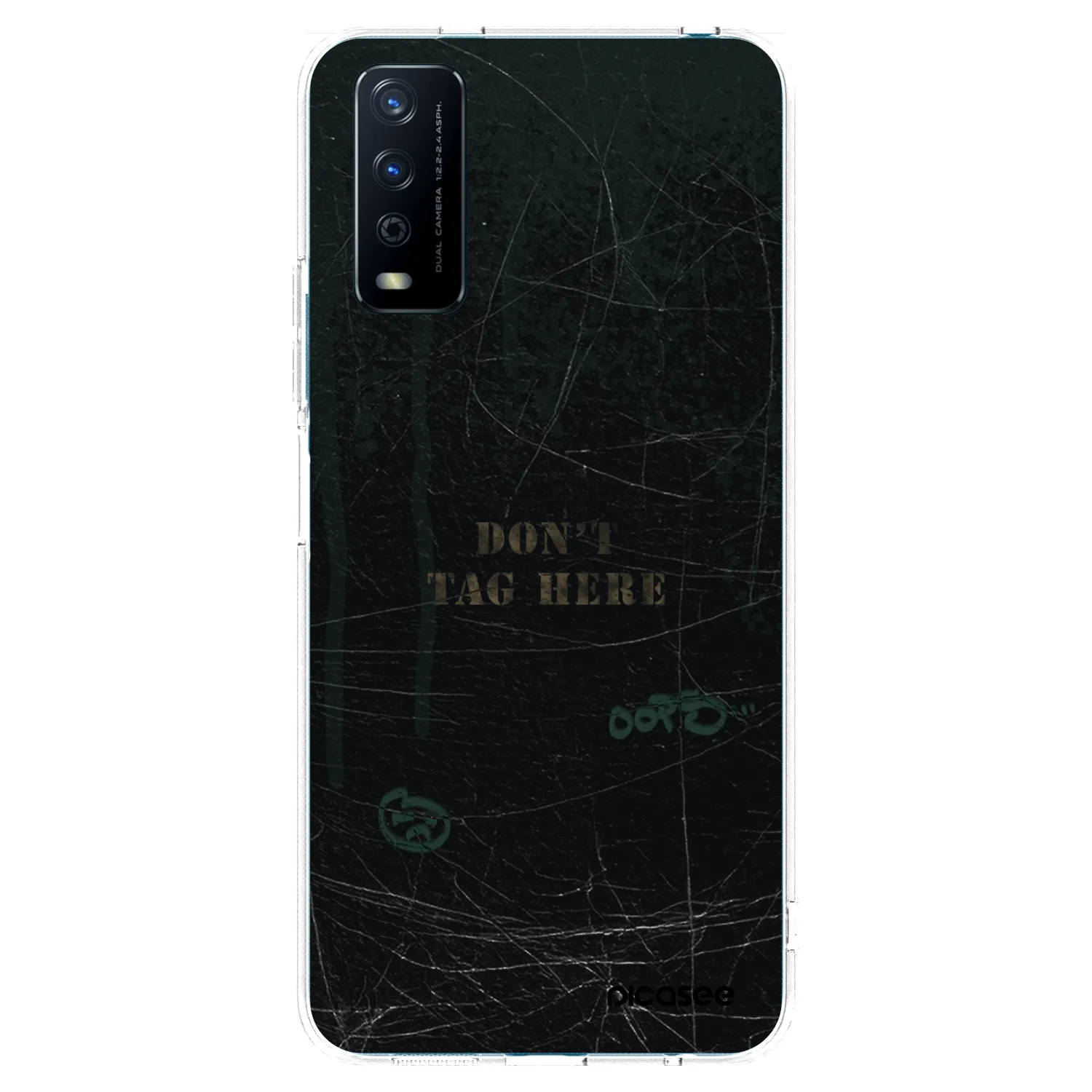 Picasee Vivo Y11s Hülle - Transparentes Silikon - DON´T TAG