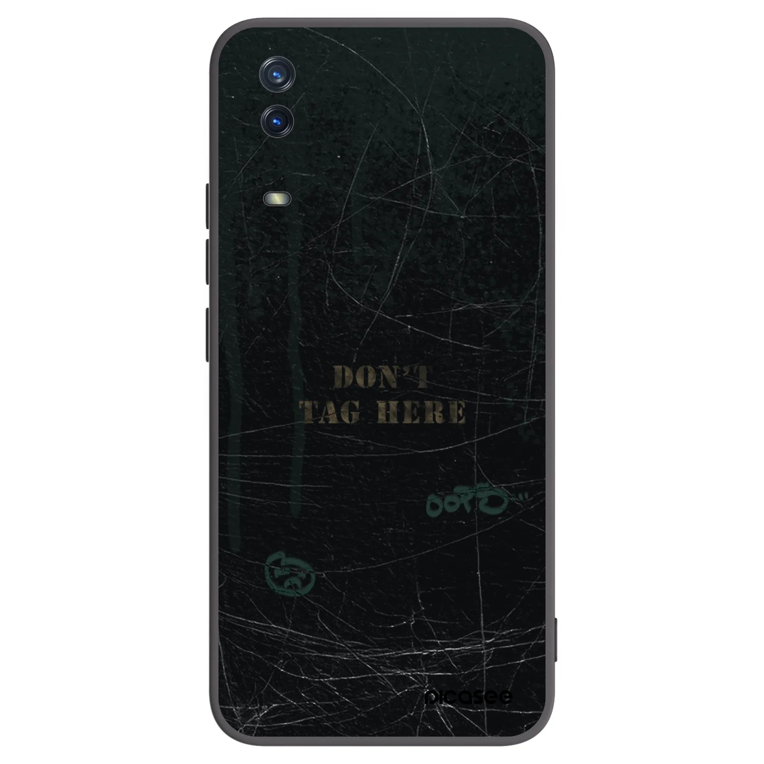 Picasee Vivo Y11s Hülle - Schwarzes Silikon - DON´T TAG