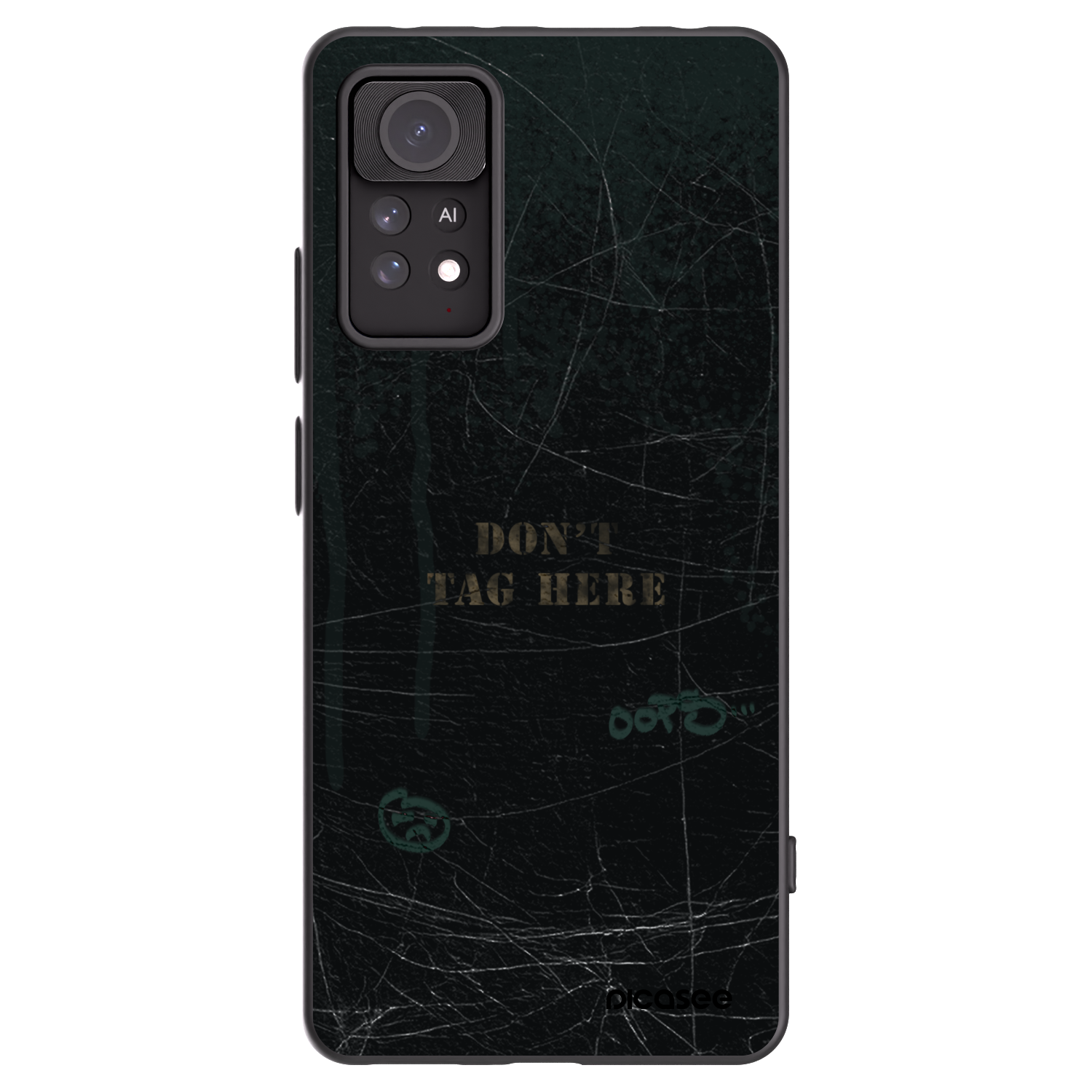 Picasee Xiaomi Redmi Note 11 Pro 5G Hülle - Schwarzes Silikon - DON´T TAG