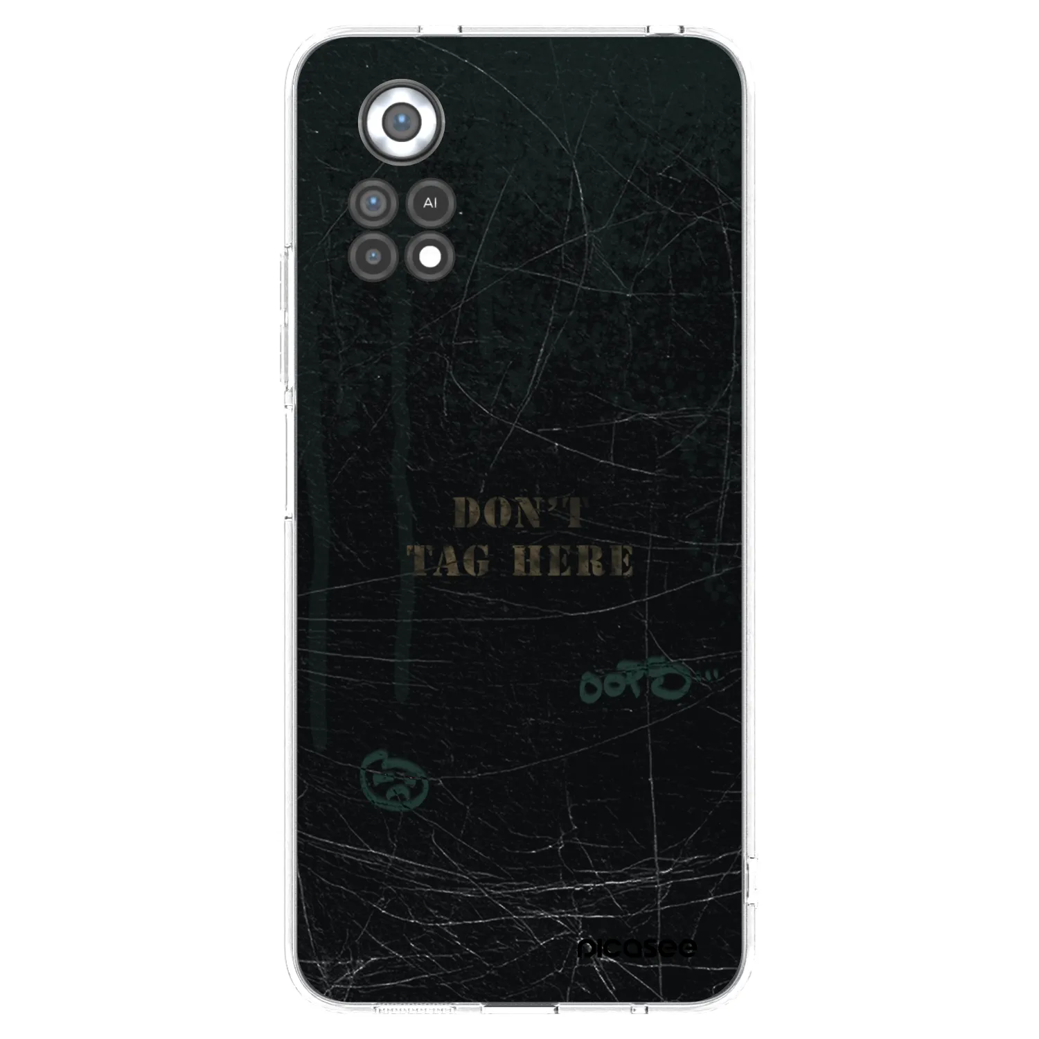 Picasee Xiaomi Poco X4 Pro 5G Hülle - Transparentes Silikon - DON´T TAG