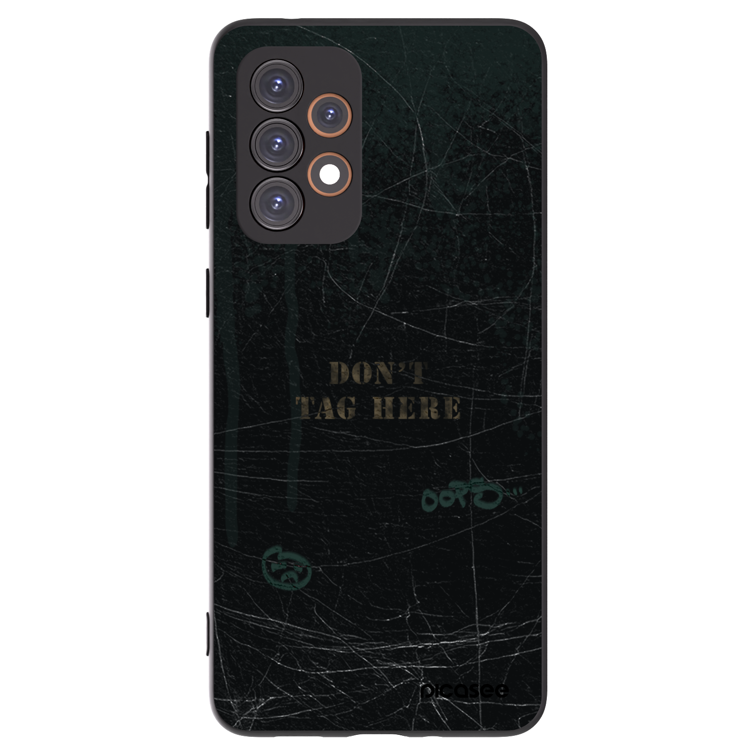 Picasee Samsung Galaxy A33 5G A336 Hülle - Schwarzes Silikon - DON´T TAG