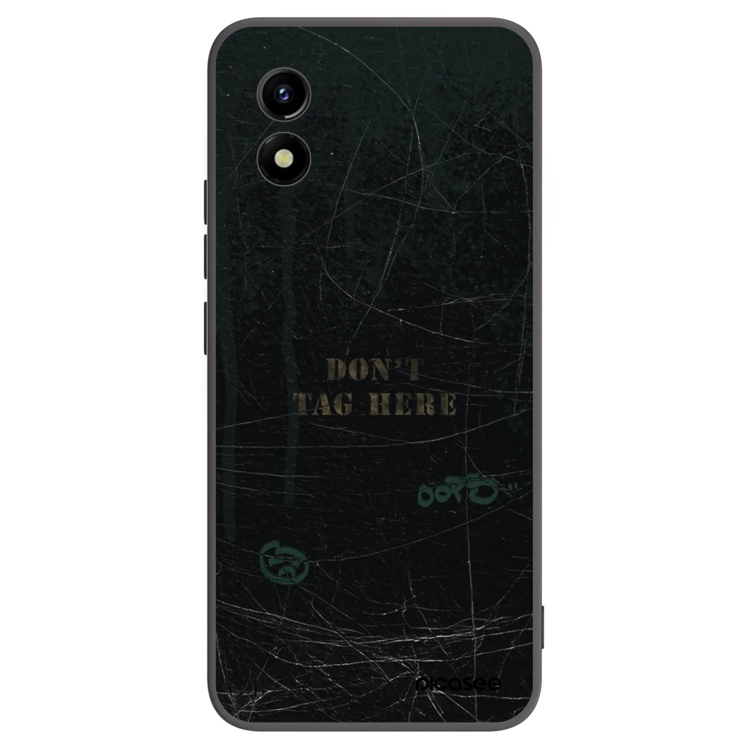 Picasee Vivo Y01 Hülle - Schwarzes Silikon - DON´T TAG