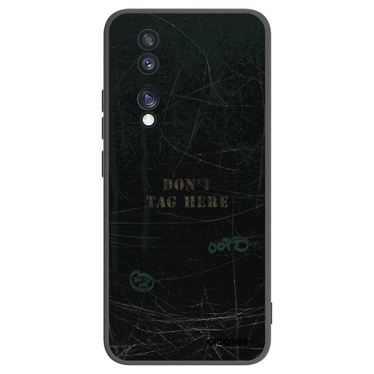 Picasee Honor 70 Hülle - Schwarzes Silikon - DON´T TAG