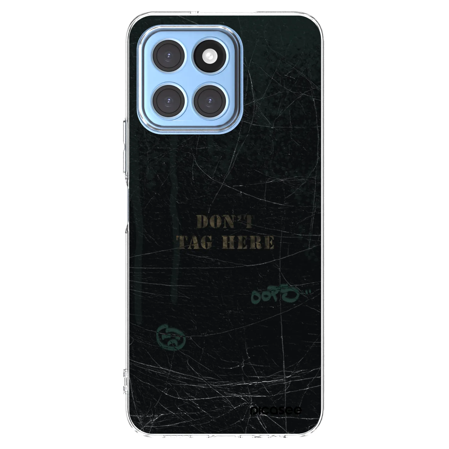 Picasee Honor X8 5G Hülle - Transparentes Silikon - DON´T TAG