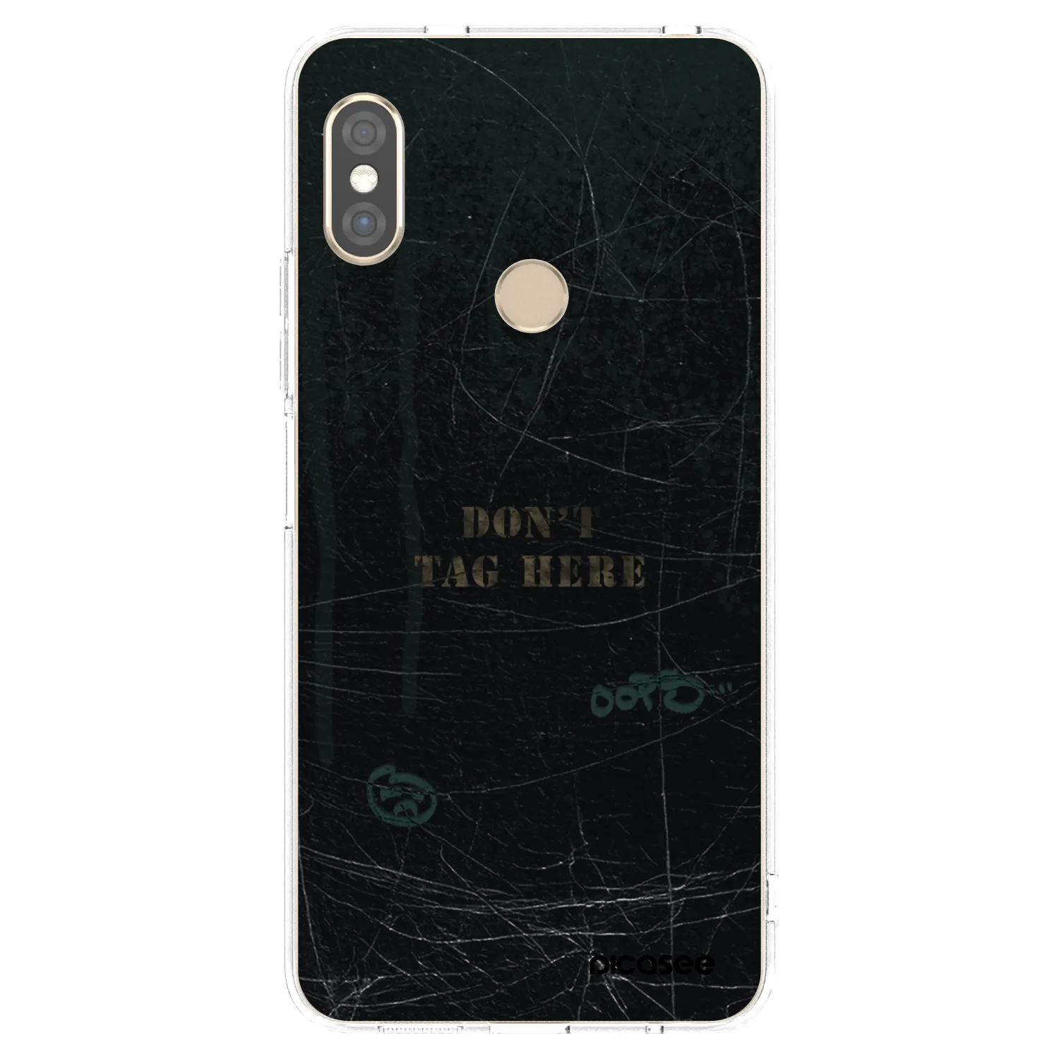 Picasee Xiaomi Redmi Note 5 Global Hülle - Transparentes Silikon - DON´T TAG