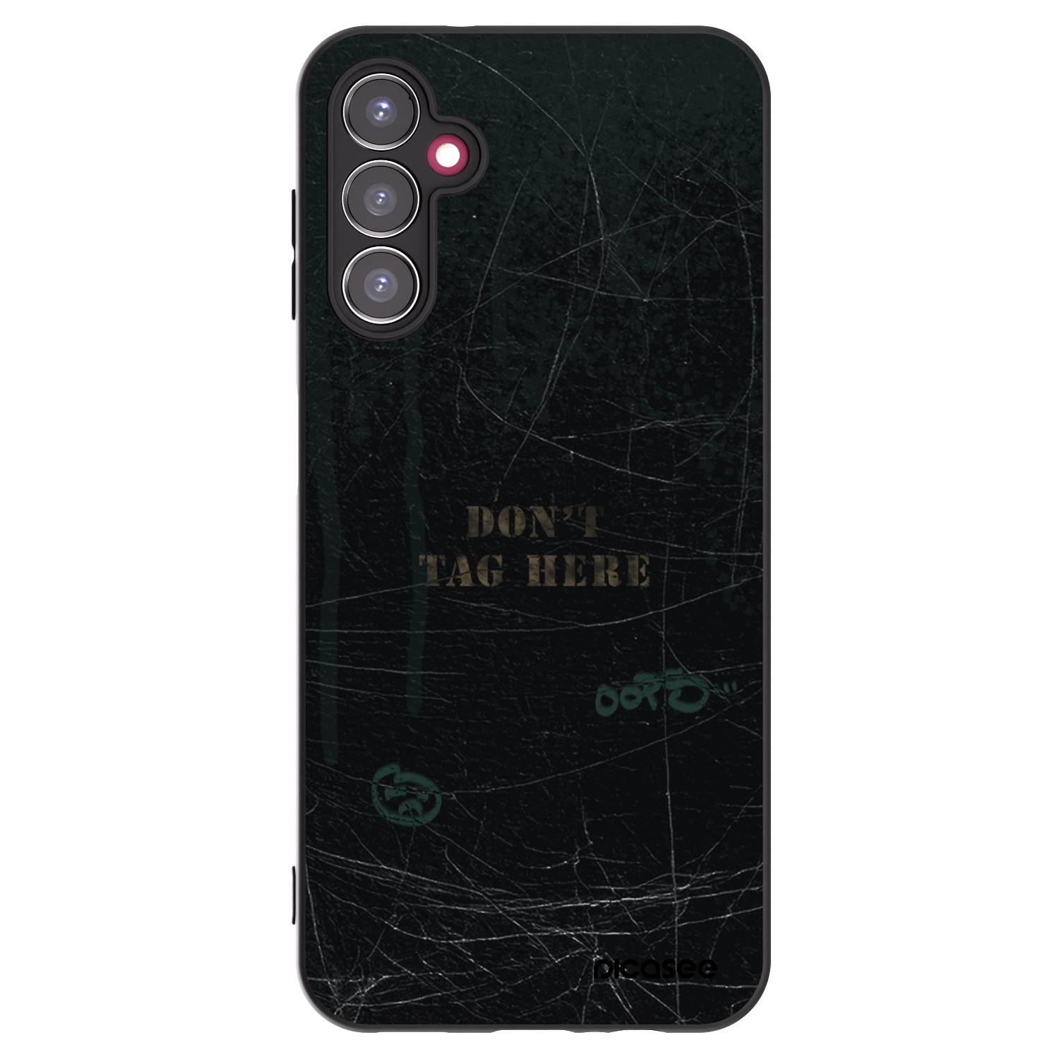 Picasee Samsung Galaxy A14 4G A145R Hülle - Schwarzes Silikon - DON´T TAG