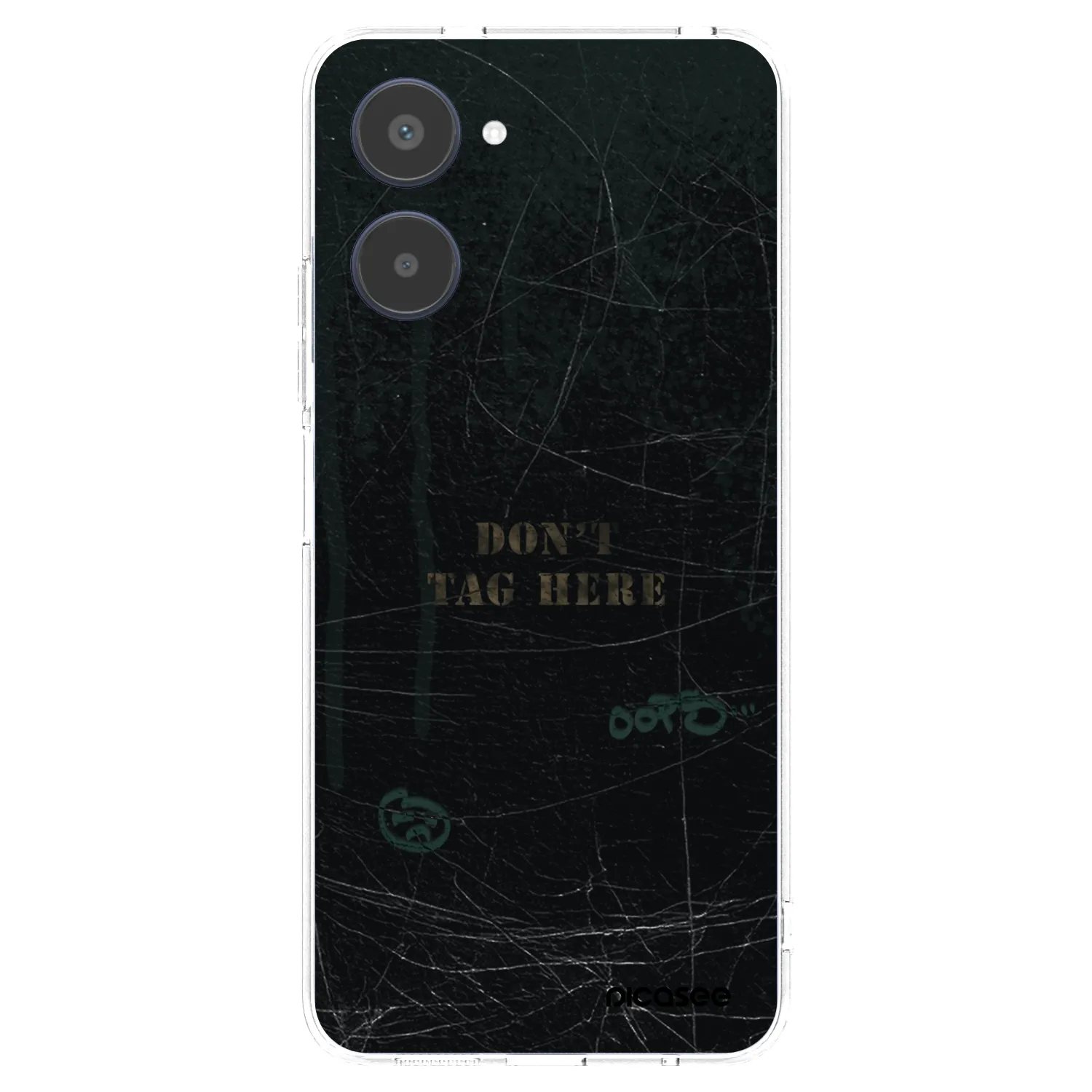 Picasee Realme 10 4G Hülle - Transparentes Silikon - DON´T TAG