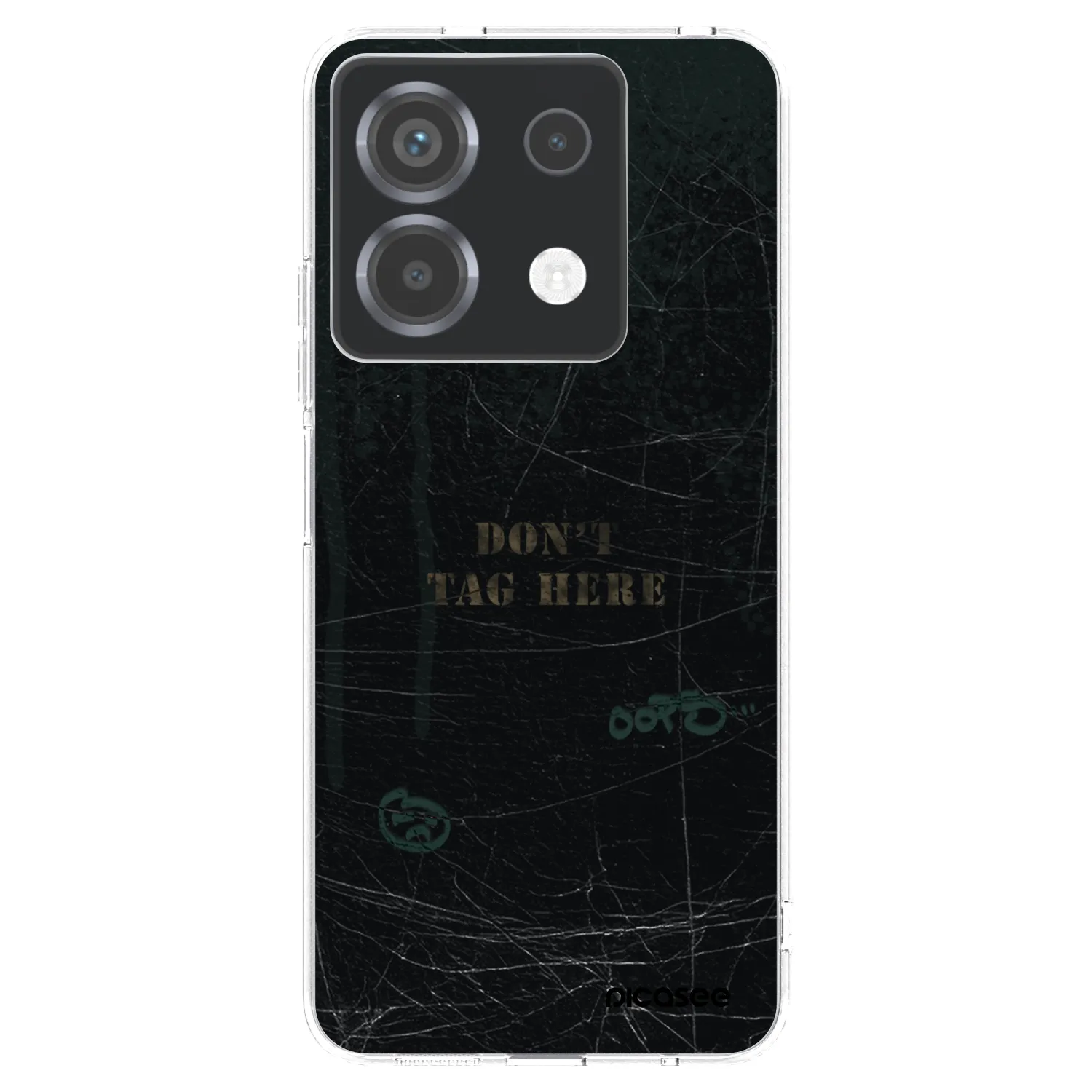 Picasee Xiaomi Poco X6 Hülle - Transparentes Silikon - DON´T TAG