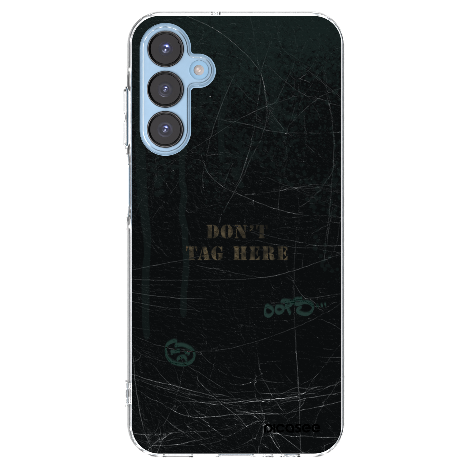 Picasee Samsung Galaxy A15 A156B 5G Hülle - Transparentes Silikon - DON´T TAG