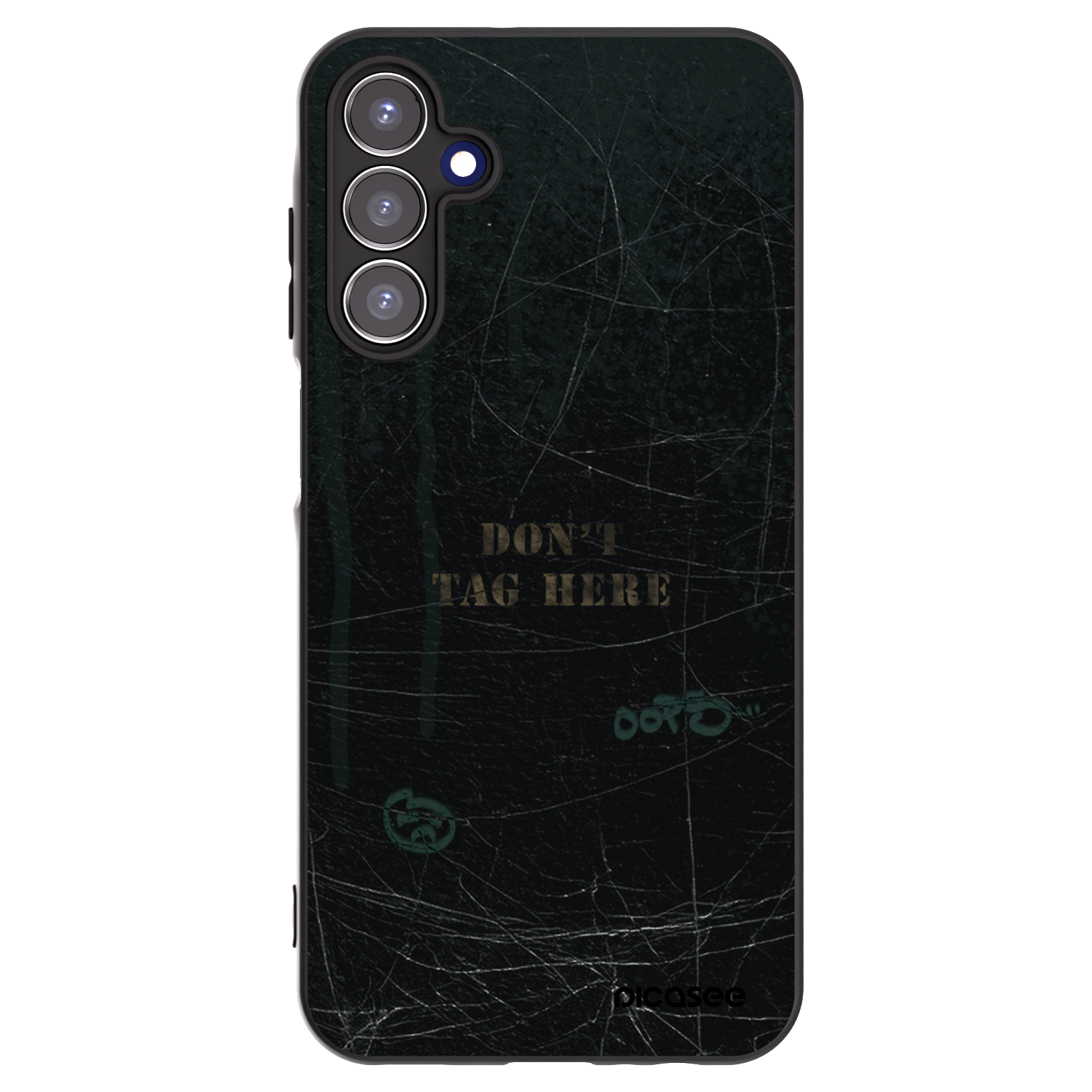 Picasee Samsung Galaxy A15 A155F 4G Hülle - Schwarzes Silikon - DON´T TAG