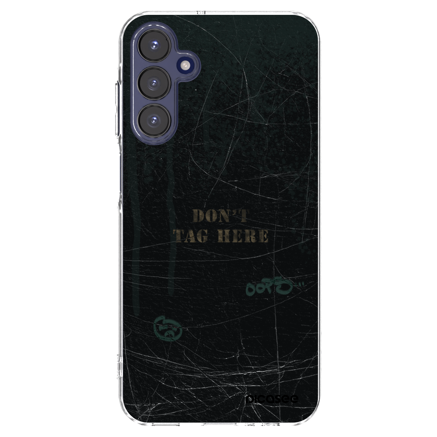 Picasee Samsung Galaxy A15 A155F 4G Hülle - Transparentes Silikon - DON´T TAG