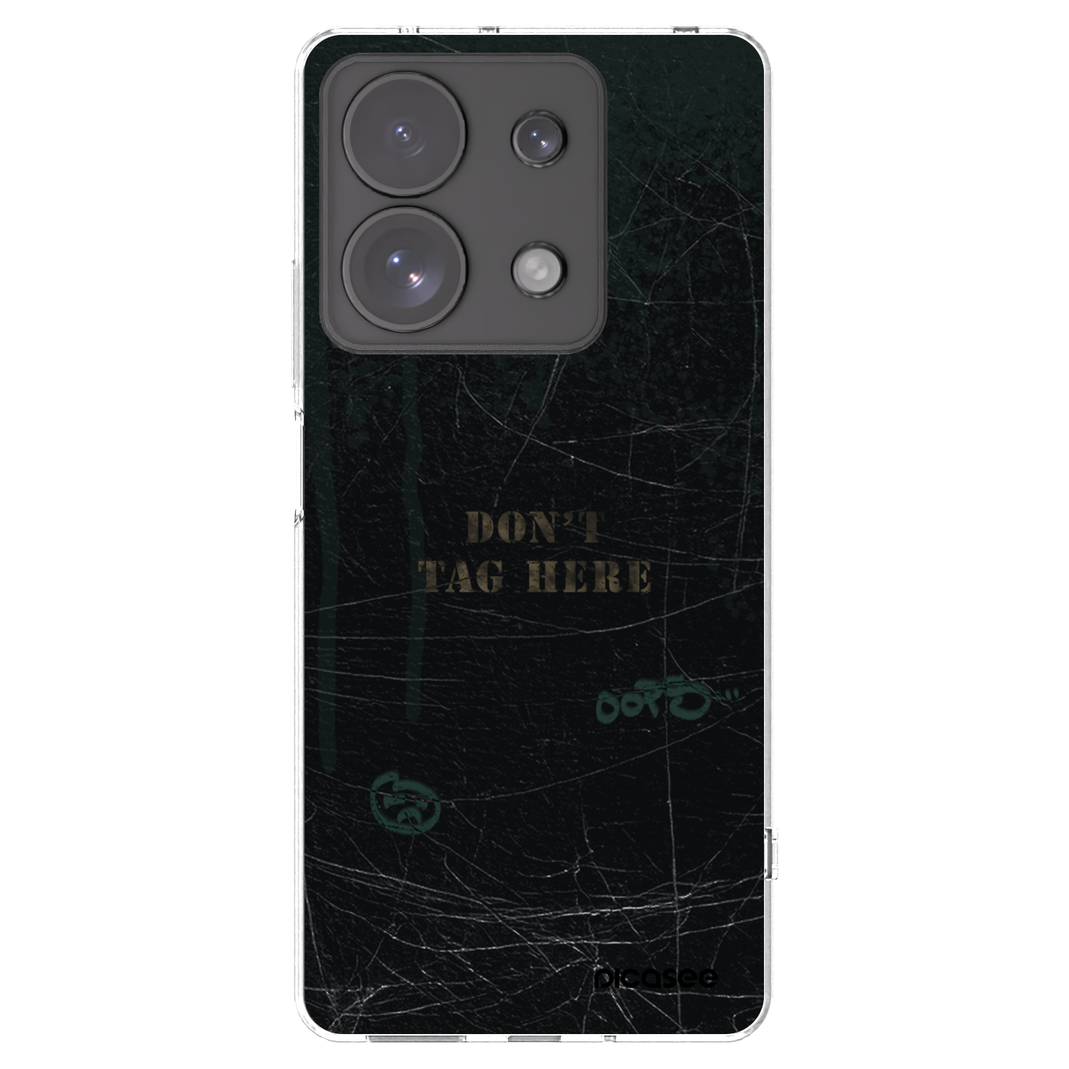 Picasee Xiaomi Redmi Note 13 Pro 4G Hülle - Transparentes Silikon - DON´T TAG