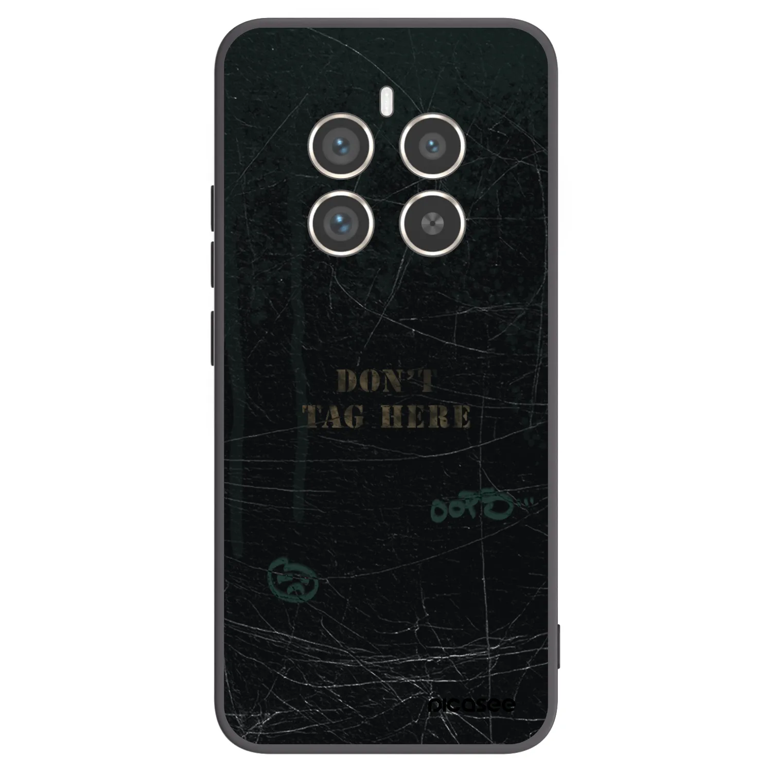 Picasee Realme 12 Pro 5G Hülle - Schwarzes Silikon - DON´T TAG