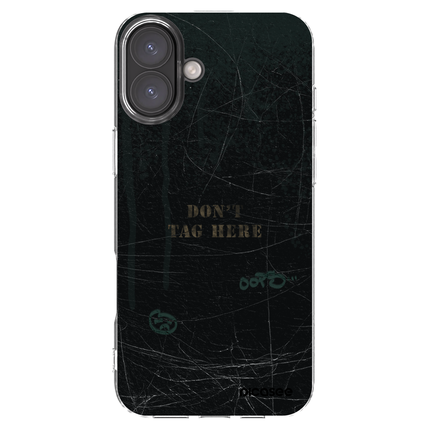 Picasee Apple iPhone 16 Plus Hülle - Transparentes Silikon - DON´T TAG