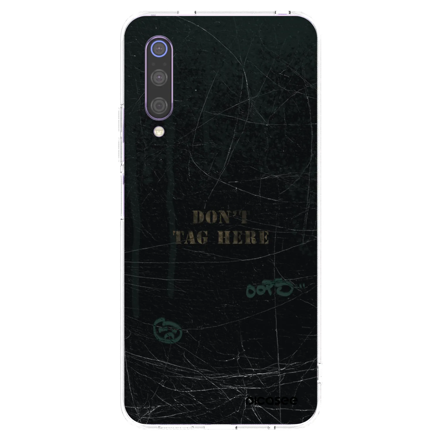 Picasee Xiaomi Mi 9 Hülle - Transparentes Silikon - DON´T TAG