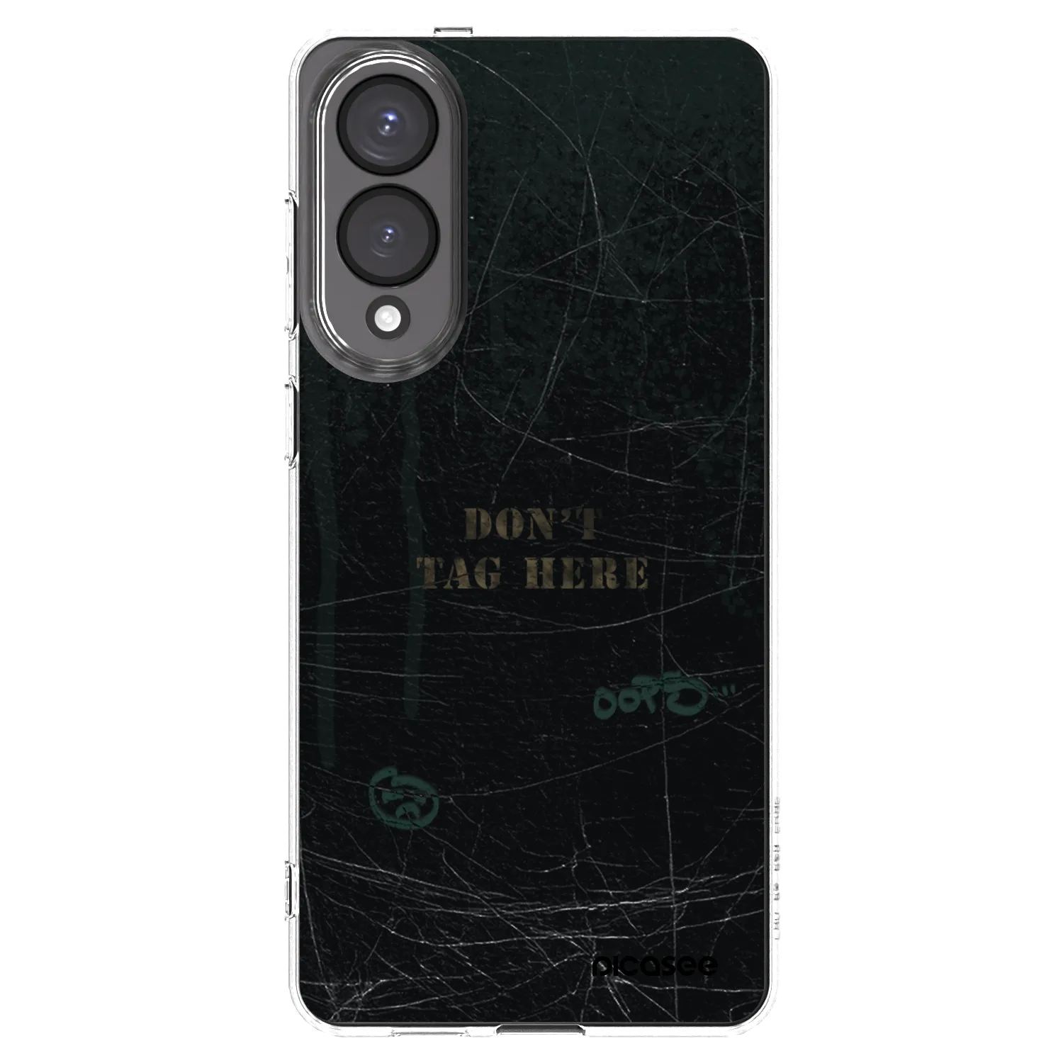 Picasee Samsung Galaxy S25 Edge 5G Hülle - Transparentes Silikon - DON´T TAG