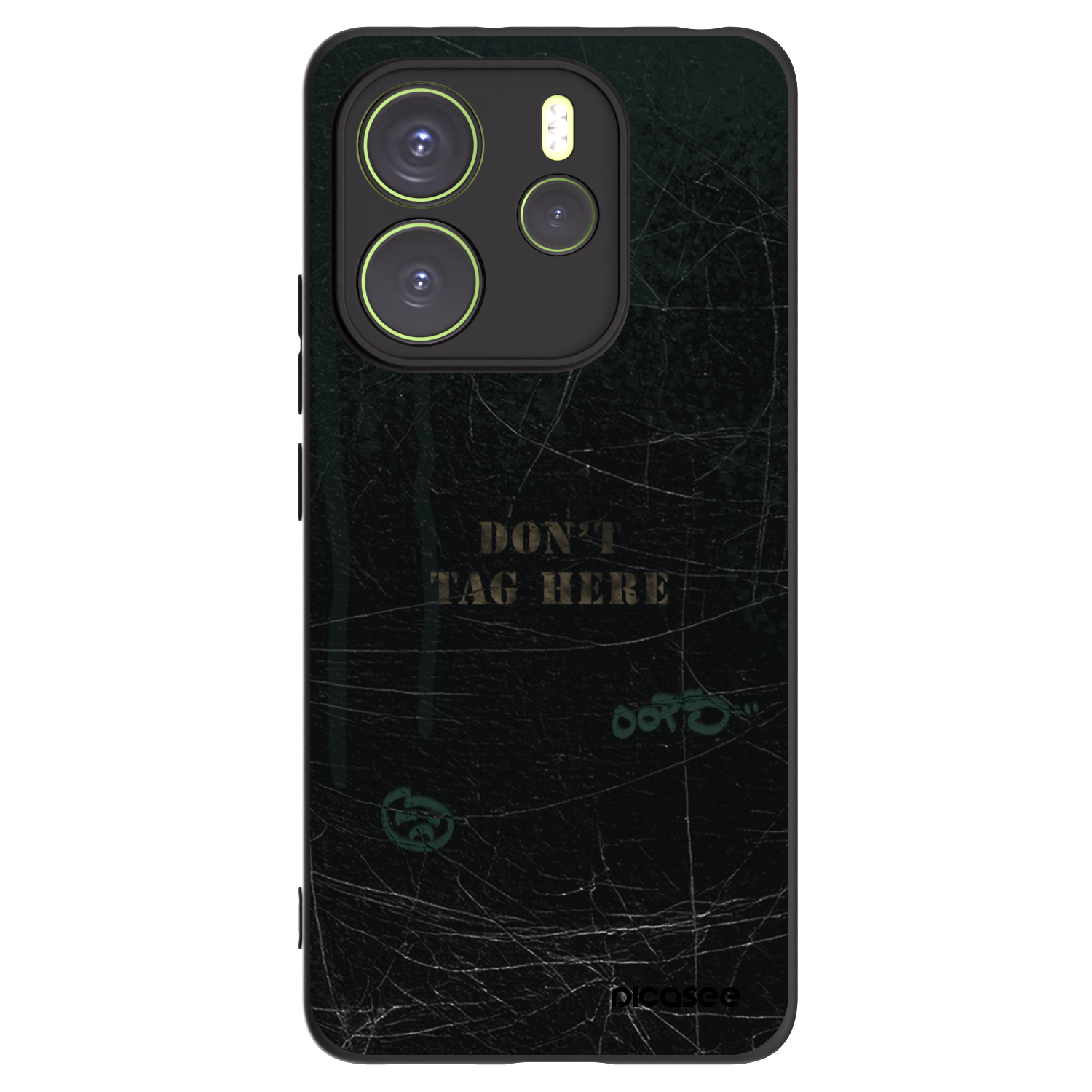 Picasee Xiaomi Redmi Note 14 4G Hülle - Schwarzes Silikon - DON´T TAG