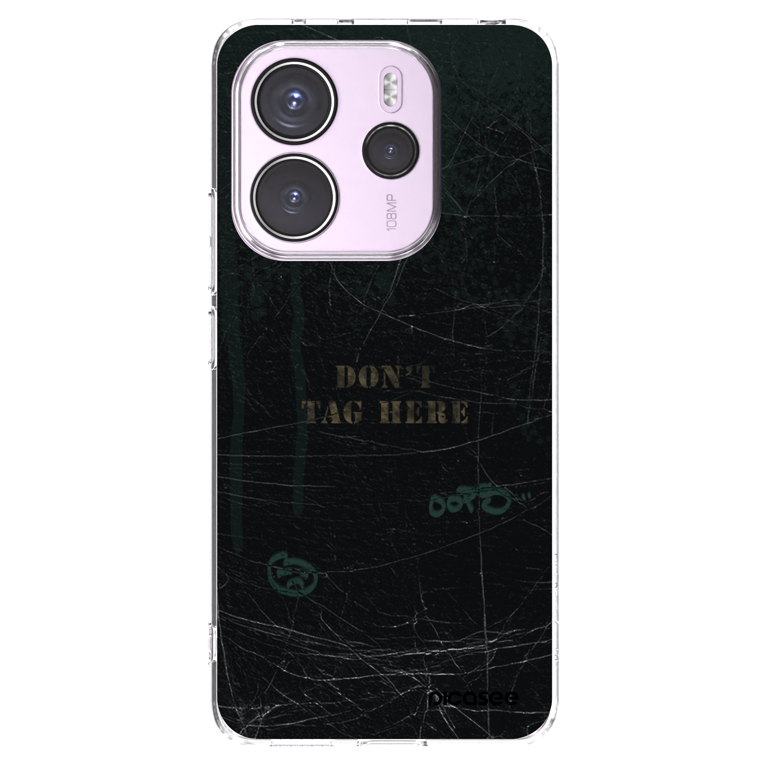 Picasee Xiaomi Redmi Note 14 4G Hülle - Transparentes Silikon - DON´T TAG