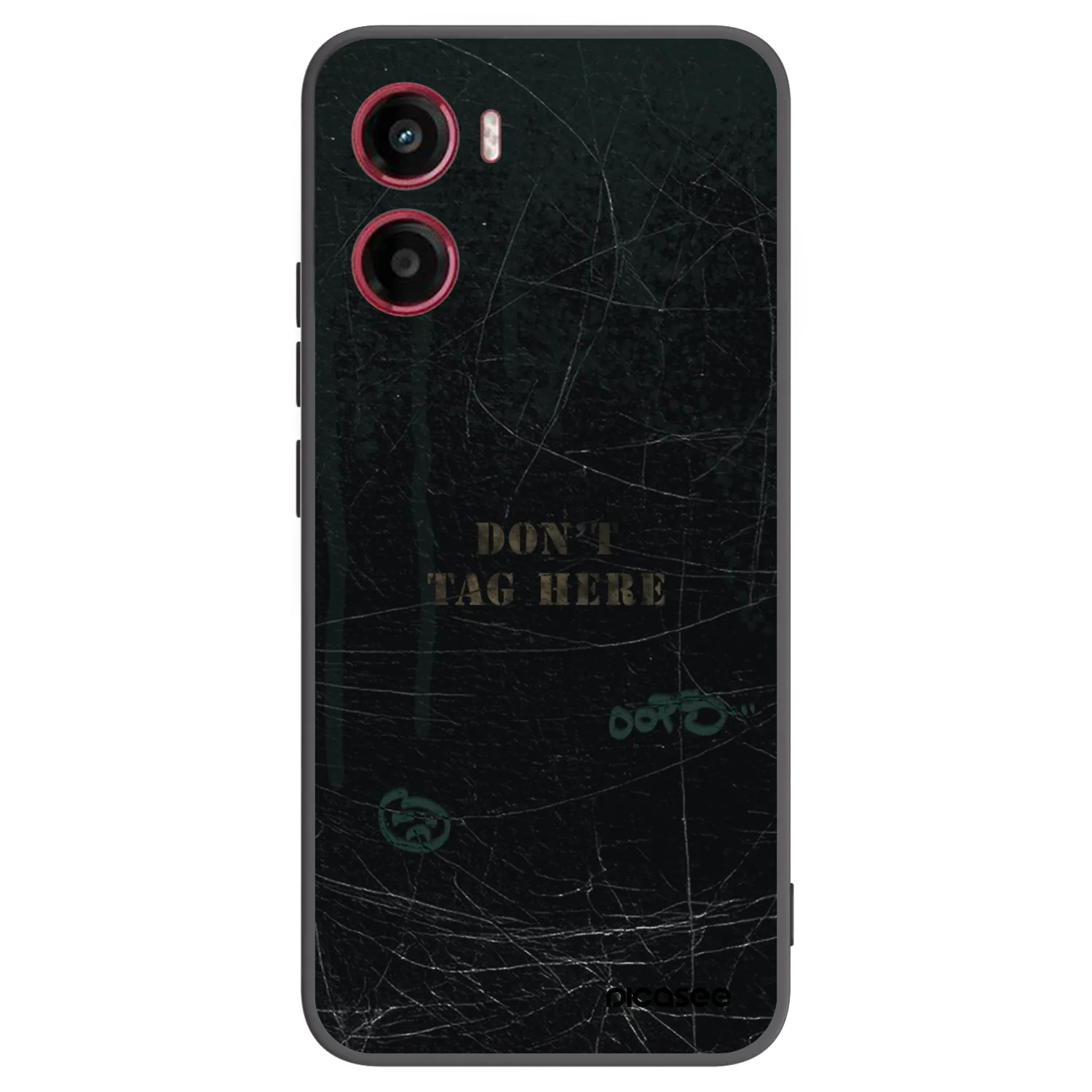 Picasee Motorola Moto G05 Hülle - Schwarzes Silikon - DON´T TAG