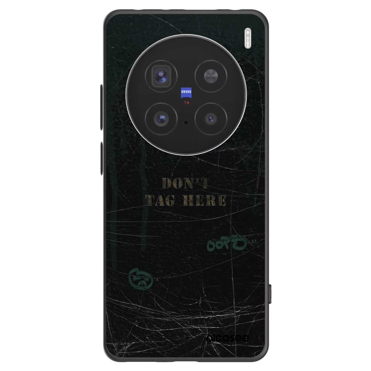 Picasee Vivo X200 Pro Hülle - Schwarzes Silikon - DON´T TAG