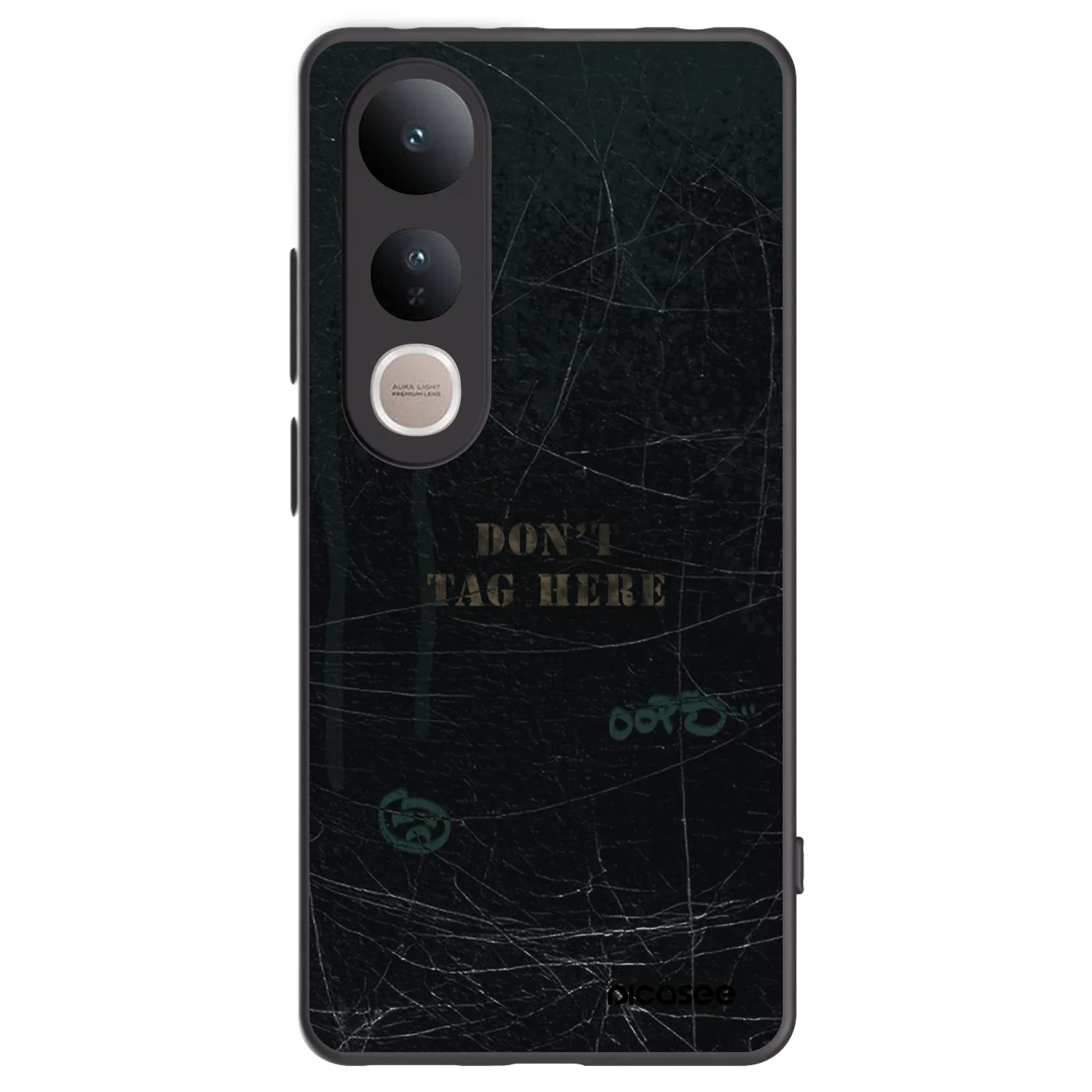 Picasee Vivo V50 Lite 5G Hülle - Schwarzes Silikon - DON´T TAG