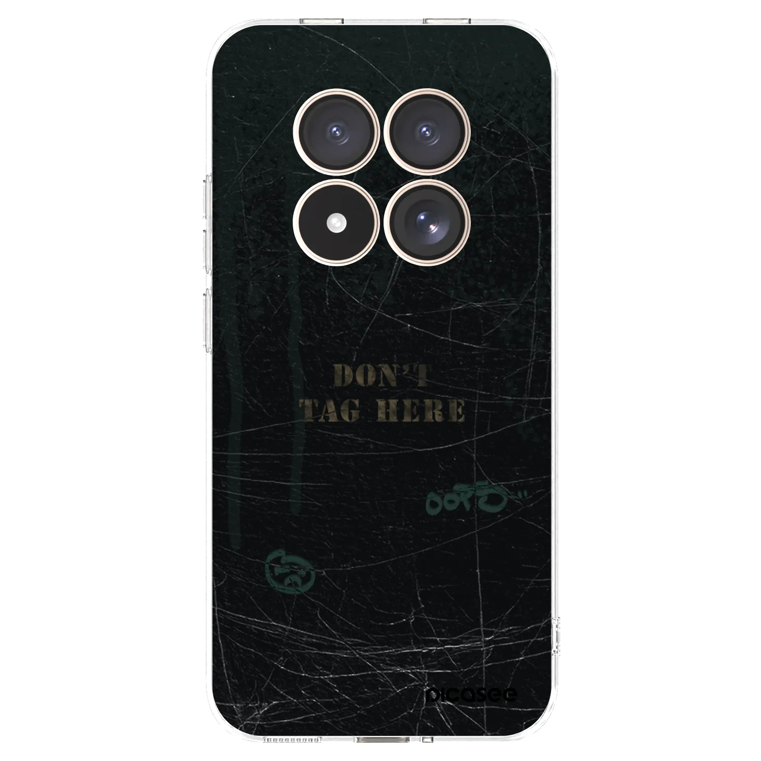 Picasee Xiaomi Redmi Note 15 Pro 4G Hülle - Transparentes Silikon - DON´T TAG